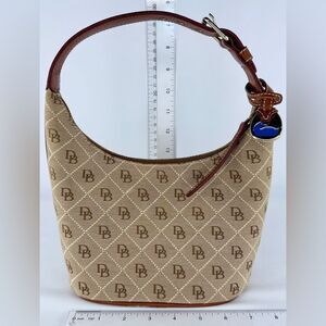 Dooney & Bourke Signature Canvas Tan and Brown Women's Bag